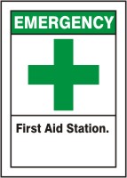 First Aid Station Signs